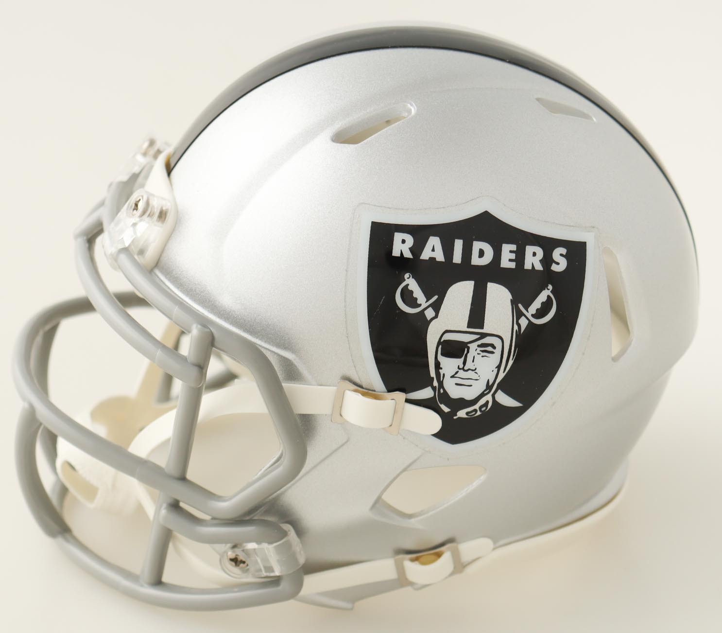 Bill Romanowski Signed Raiders Speed Mini Helmet (Beckett) at PristineAuction.com Bill Romanowski Signed Raiders Speed Mini Helmet (Beckett) at PristineAuction.com