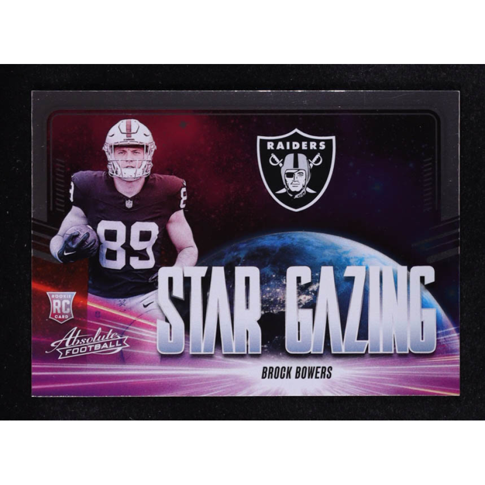 Brock Bowers 2024 Absolute Star Gazing #16 RC at PristineAuction.com