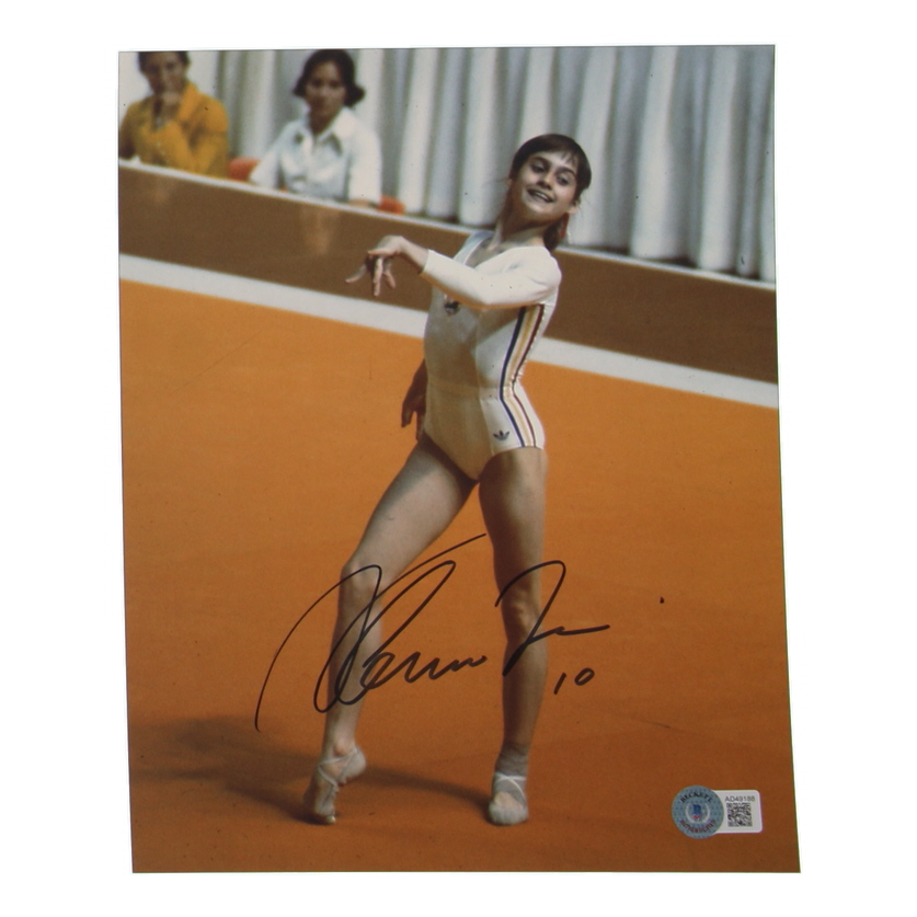 Nadia Comaneci Signed 8x10 Photo (Beckett) at PristineAuction.com Nadia Comaneci Signed 8x10 Photo (Beckett) at PristineAuction.com