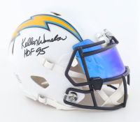 Kellen Winslow Signed Chargers Full-Size Authentic On-Field Speed Helmet with Custom Visor Inscribed "HOF 95" (Beckett) at PristineAuction.com