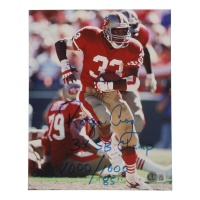 Roger Craig Signed 49ers 8x10 Photo Inscribed "3X SB Champ, 85, 1000/1000" (Beckett) at PristineAuction.com