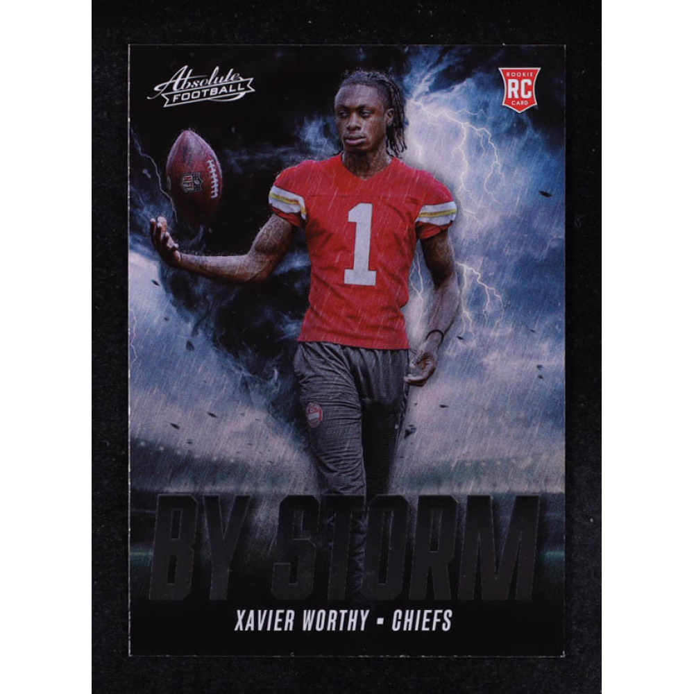 Xavier Worthy 2024 Absolute By Storm #8 RC at PristineAuction.com