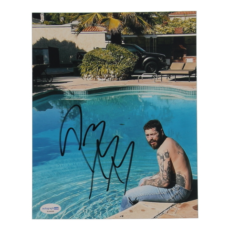 Post Malone Signed 8x10 Photo (ACOA) at PristineAuction.com Post Malone Signed 8x10 Photo (ACOA) at PristineAuction.com