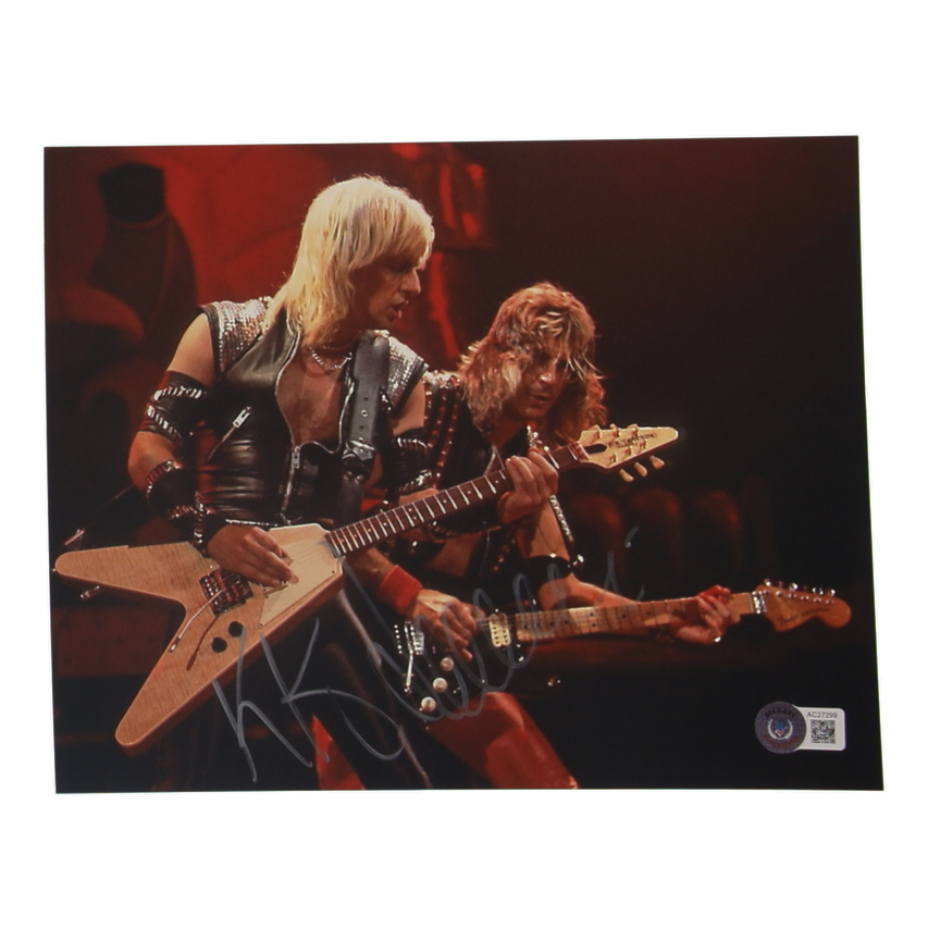 K.K. Downing Signed 8x10 Photo (Beckett) at PristineAuction.com K.K. Downing Signed 8x10 Photo (Beckett) at PristineAuction.com