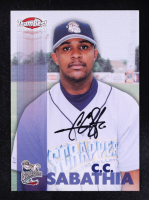 C.C. Sabathia 1999 Team Best Autographs #57 RC at PristineAuction.com