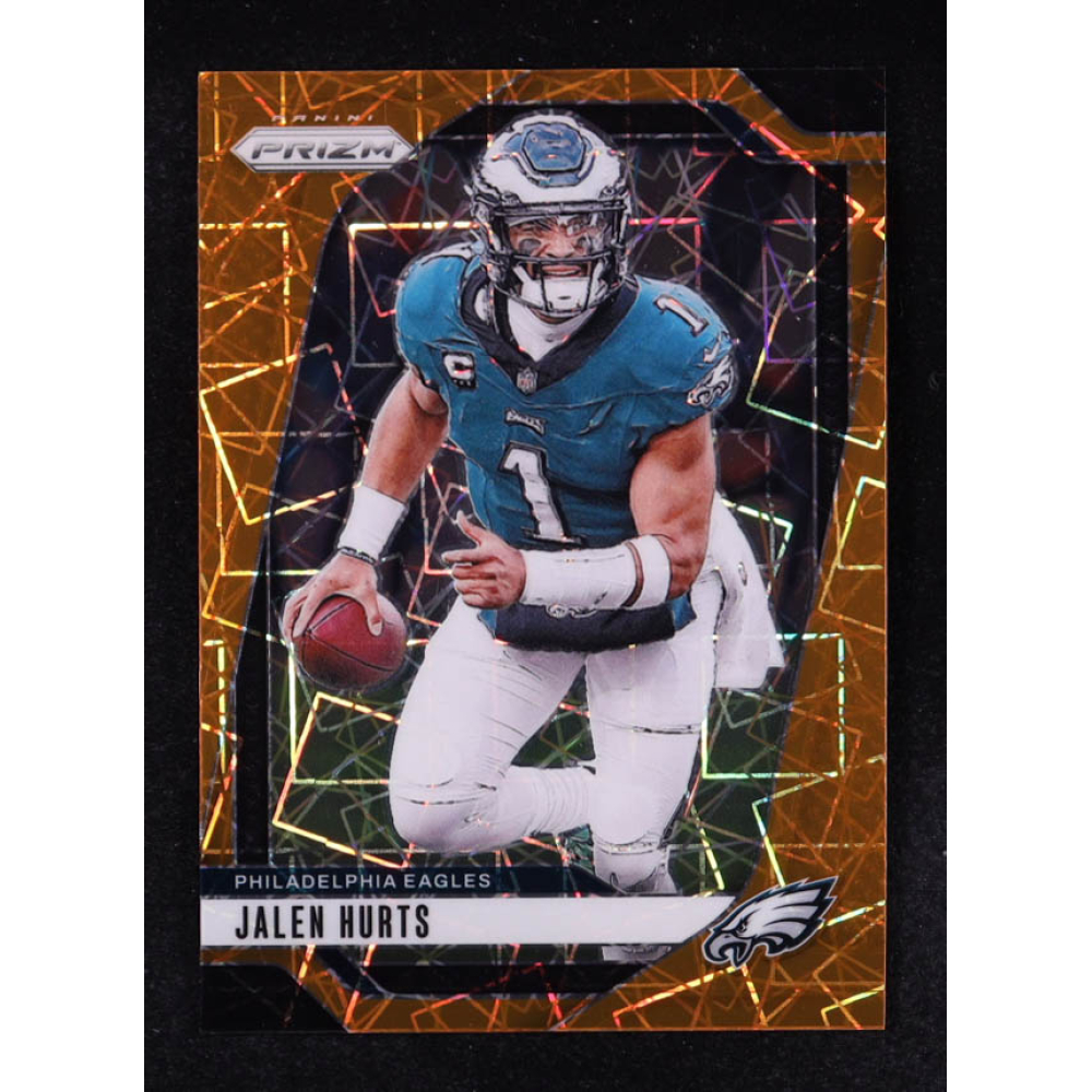 Jalen Hurts 2024 Panini Prizm Prizms Lazer #231 at PristineAuction.com