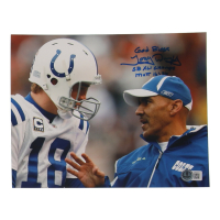 Tony Dungy Signed Colts 8x10 Photo Inscribed "God Bless / SB XLI Champs" (Beckett) at PristineAuction.com