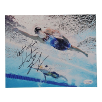 Katie Ledecky Signed Team USA 8x10 Photo Inscribed "Best Wishes!" (ACOA) at PristineAuction.com