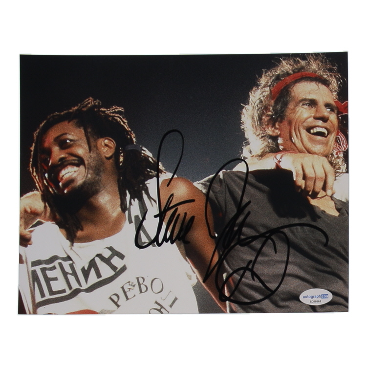 Steve Jordan Signed The Rolling Stones 8x10 Photo (ACOA) at PristineAuction.com Steve Jordan Signed The Rolling Stones 8x10 Photo (ACOA) at PristineAuction.com