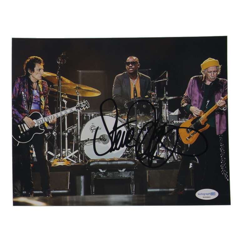 Steve Jordan Signed The Rolling Stones 8x10 Photo (ACOA) at PristineAuction.com Steve Jordan Signed The Rolling Stones 8x10 Photo (ACOA) at PristineAuction.com
