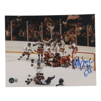 Mike Eruzione Signed Team USA 8x10 Photo Inscribed "80 Gold" (Beckett) at PristineAuction.com
