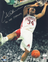 Corliss Williamson Signed Arkansas Razorbacks 11x14 Photo Inscribed "94 Nat Champs" (JSA) at PristineAuction.com
