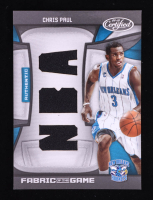 Chris Paul 2009-10 Certified Fabric of the Game NBA Die Cuts #17 #24/50 at PristineAuction.com