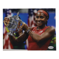 Coco Gauff Signed 8x10 Photo (ACOA) at PristineAuction.com