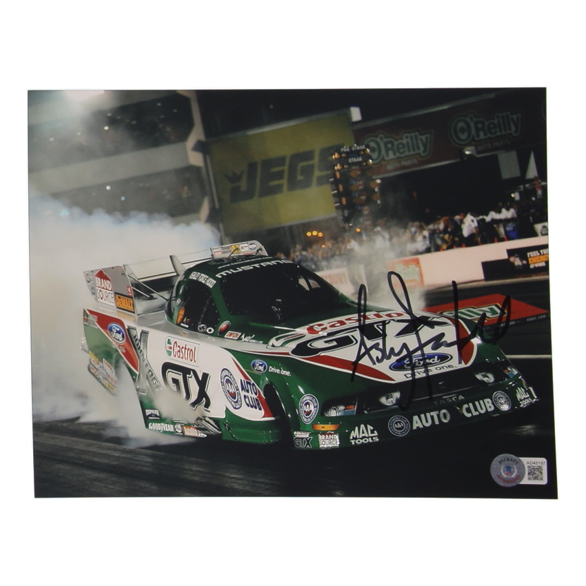 Ashley Force Signed NHRA 8x10 Photo (Beckett) at PristineAuction.com Ashley Force Signed NHRA 8x10 Photo (Beckett) at PristineAuction.com