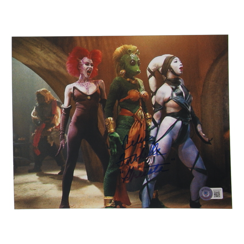 Celia Fushille-Burke Signed "Star Wars: Episode VI- Return of the Jedi" 8x10 Photo Inscribed "Greeata" (Beckett) at PristineAuction.com Celia Fushille-Burke Signed "Star Wars: Episode VI- Return of the Jedi" 8x10 Photo Inscribed "Greeata" (Beckett) at PristineAuction.com