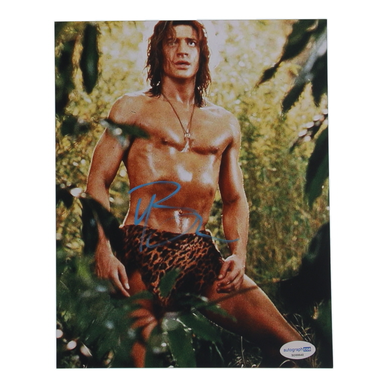 Brendan Fraser Signed "George of the Jungle" 8x10 Photo (ACOA) at PristineAuction.com Brendan Fraser Signed "George of the Jungle" 8x10 Photo (ACOA) at PristineAuction.com