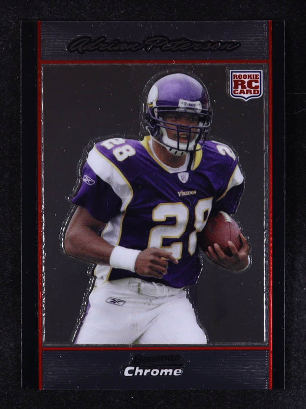 Adrian Peterson 2007 Bowman Chrome #BC65 RC at PristineAuction.com Adrian Peterson 2007 Bowman Chrome #BC65 RC at PristineAuction.com