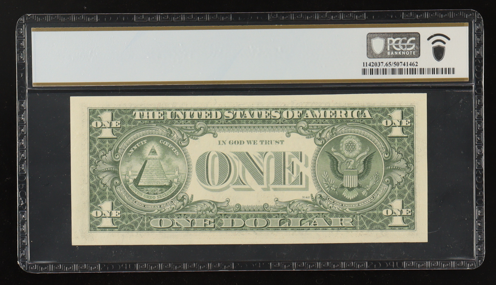 1981 U.S. $1 Federal Reserve Note, Richmond - Fr.1911-E - Courtesy Autograph: U.S. Treasurer Angela M. Buchanan (PCGS GEM UNC 65 PPQ) at PristineAuction.com 1981 U.S. $1 Federal Reserve Note, Richmond - Fr.1911-E - Courtesy Autograph: U.S. Treasurer Angela M. Buchanan (PCGS GEM UNC 65 PPQ) at PristineAuction.com