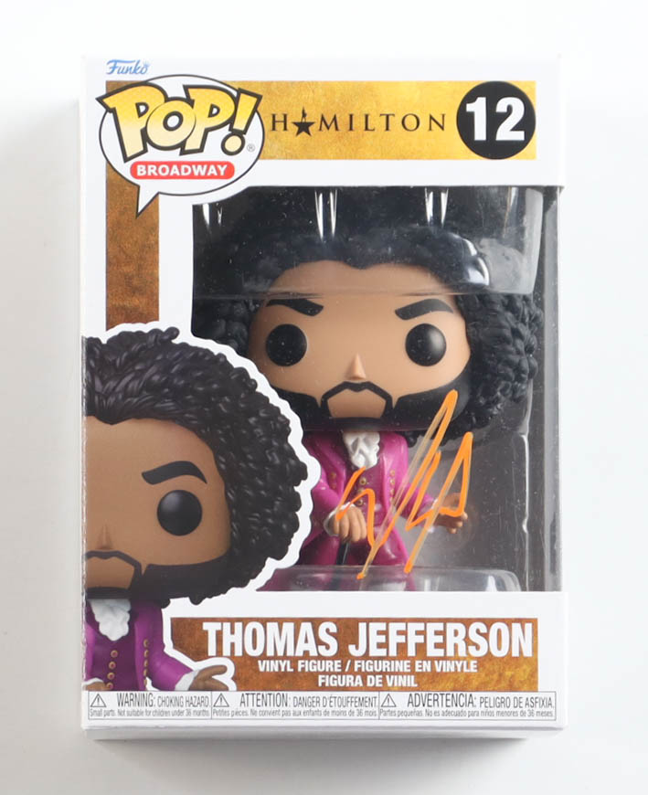 Daveed Diggs Signed "Hamilton" #12 Thomas Jefferson Funko Pop! Vinyl Figure (Beckett) at PristineAuction.com Daveed Diggs Signed "Hamilton" #12 Thomas Jefferson Funko Pop! Vinyl Figure (Beckett) at PristineAuction.com
