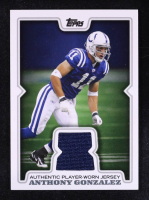 Anthony Gonzalez 2008 Topps Retail Player Worn Jersey Relic #R-AGO at PristineAuction.com