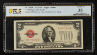 1928-G U.S. $2 Legal Tender Note, Red Seal - Fr.1508 (EA Block) Signed: Clark / Snyde (PCGS Choice Very Fine 15) at PristineAuction.com