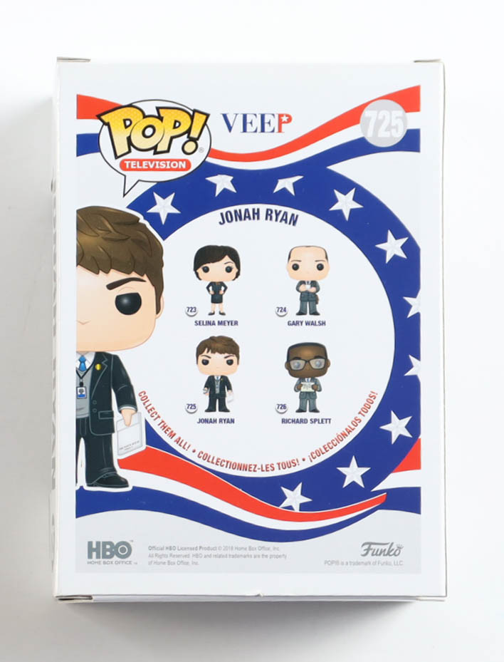 Timothy Simons Signed "Veep" #725 Jonah Ryan Funko Pop! Vinyl Figure (Beckett) at PristineAuction.com Timothy Simons Signed "Veep" #725 Jonah Ryan Funko Pop! Vinyl Figure (Beckett) at PristineAuction.com