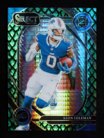 Keon Coleman 2024 Select Prizm Dragon Scale #280 #43/81 RC at PristineAuction.com