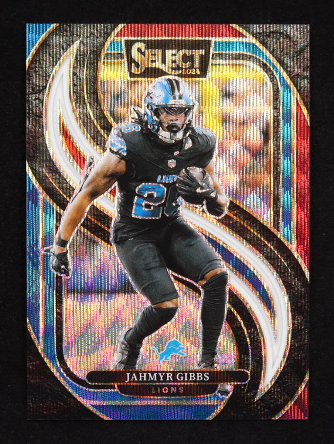 Jahmyr Gibbs 2024 Select Prizm Tri Color #163 #115/249 at PristineAuction.com Jahmyr Gibbs 2024 Select Prizm Tri Color #163 #115/249 at PristineAuction.com