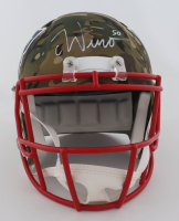 Chase Winovich Signed Patriots Full-Size Camo Alternate Speed Helmet (Beckett & New England Picture) at PristineAuction.com