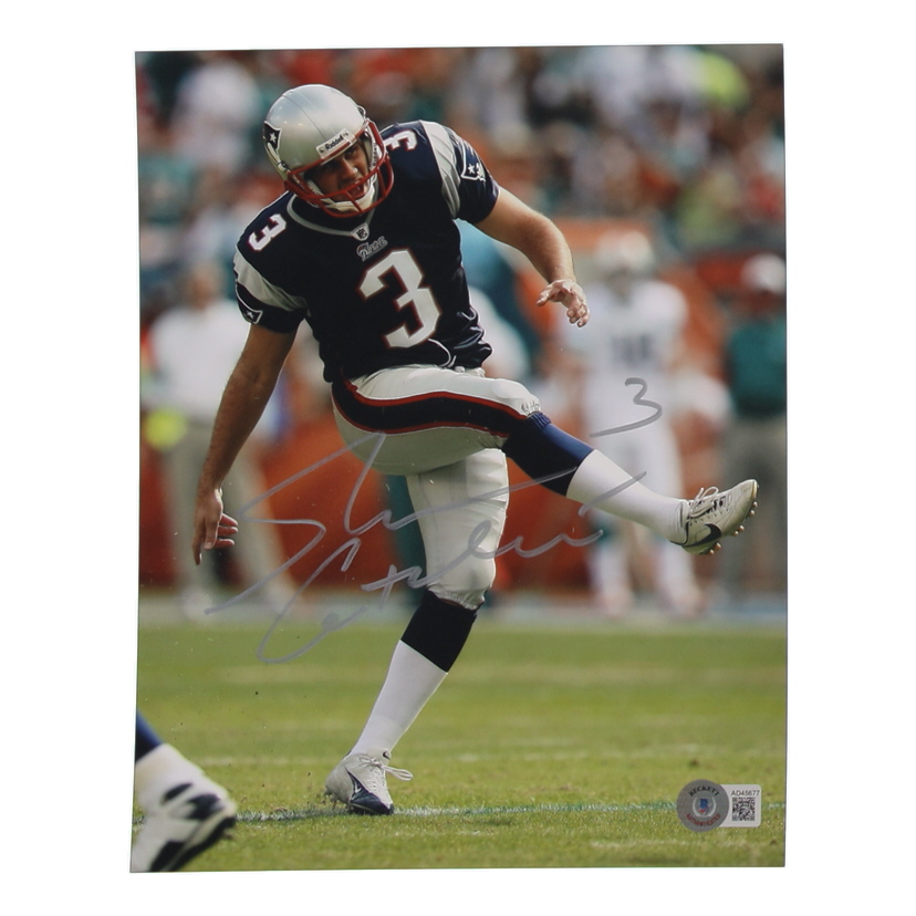 Stephen Gostkowski Signed Patriots 8x10 Photo (Beckett) at PristineAuction.com Stephen Gostkowski Signed Patriots 8x10 Photo (Beckett) at PristineAuction.com