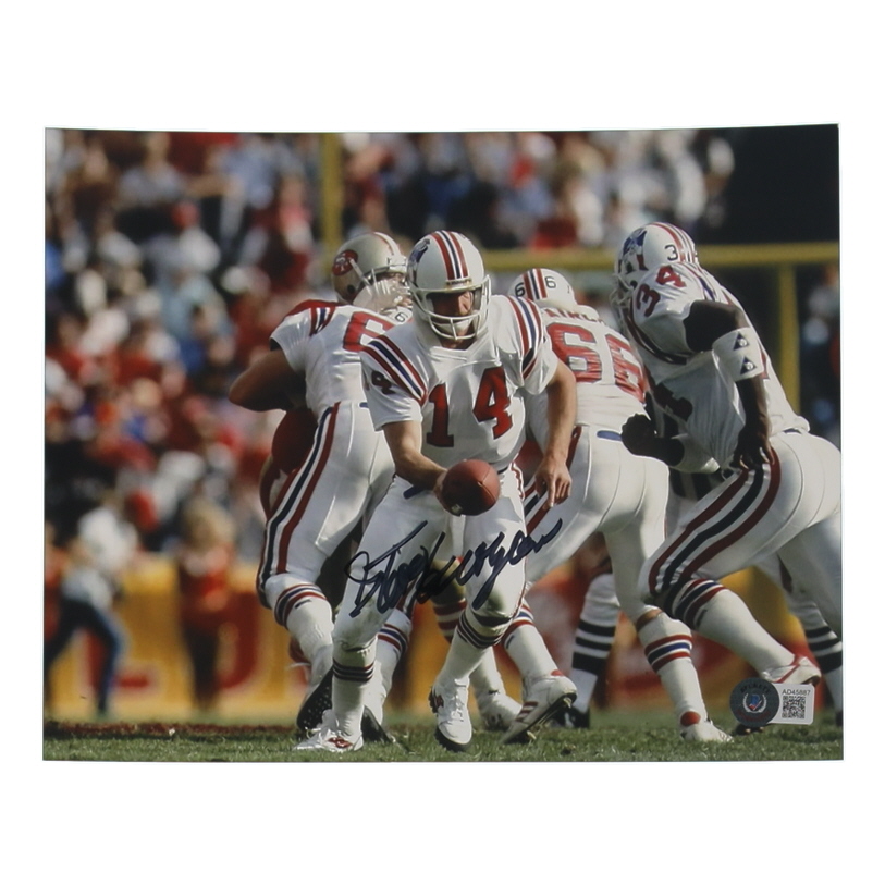 Steve Grogan Signed Patriots 8x10 Photo (Beckett) at PristineAuction.com Steve Grogan Signed Patriots 8x10 Photo (Beckett) at PristineAuction.com