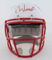 Chase Winovich Signed Patriots Full-Size Flat White Alternate Speed Helmet (Beckett & NEP) at PristineAuction.com