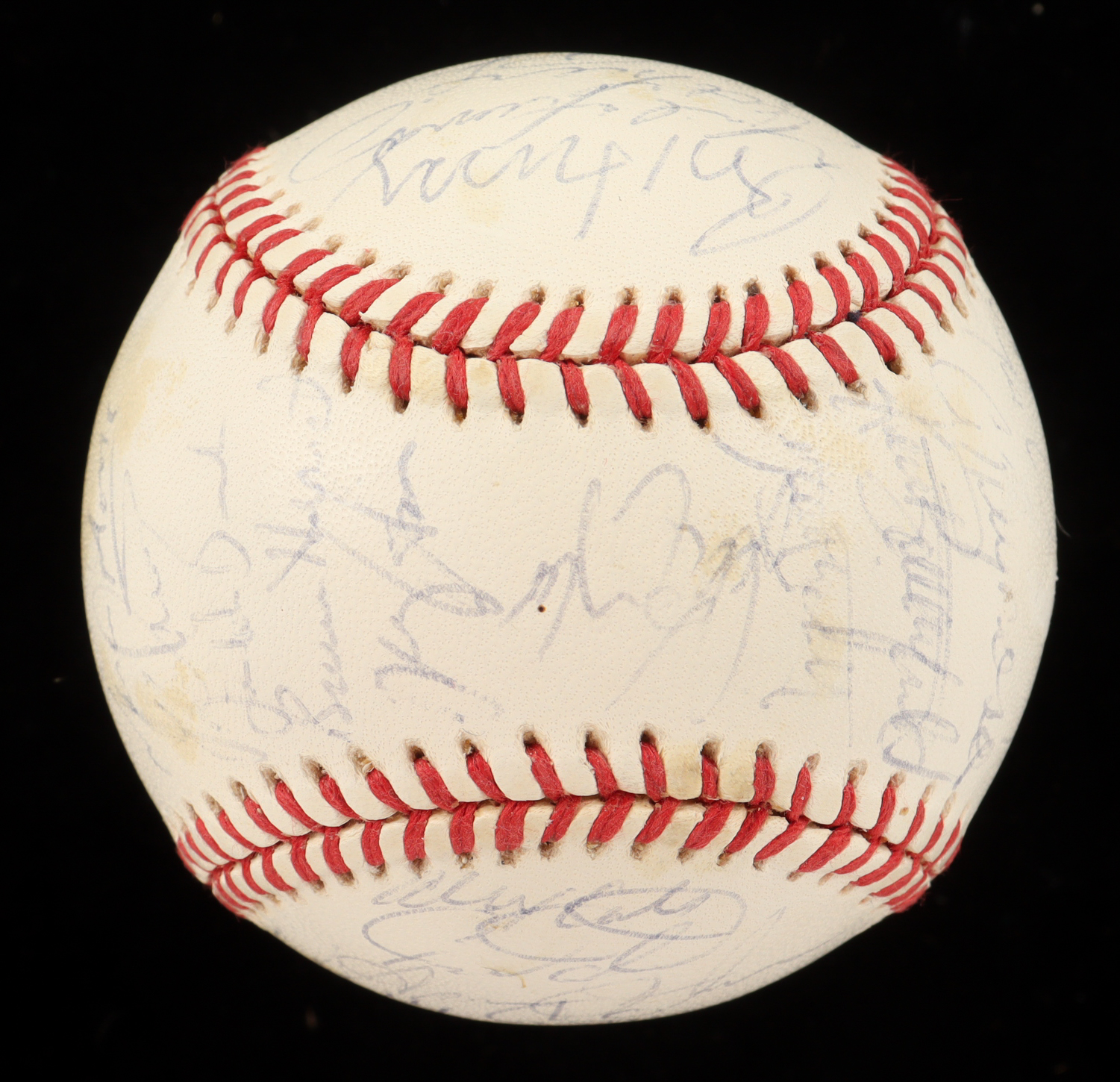 1993 Rockies ONL Baseball Team-Signed By (34) With Don Baylor, Bruce Hurst, Charlie Hayes, Vinny Castilla (Beckett) at PristineAuction.com 1993 Rockies ONL Baseball Team-Signed By (34) With Don Baylor, Bruce Hurst, Charlie Hayes, Vinny Castilla (Beckett) at PristineAuction.com