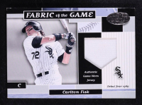 Carlton Fisk 2002 Donruss Fabric of the Game Jersey MEM #FG-106 #05/69 at PristineAuction.com