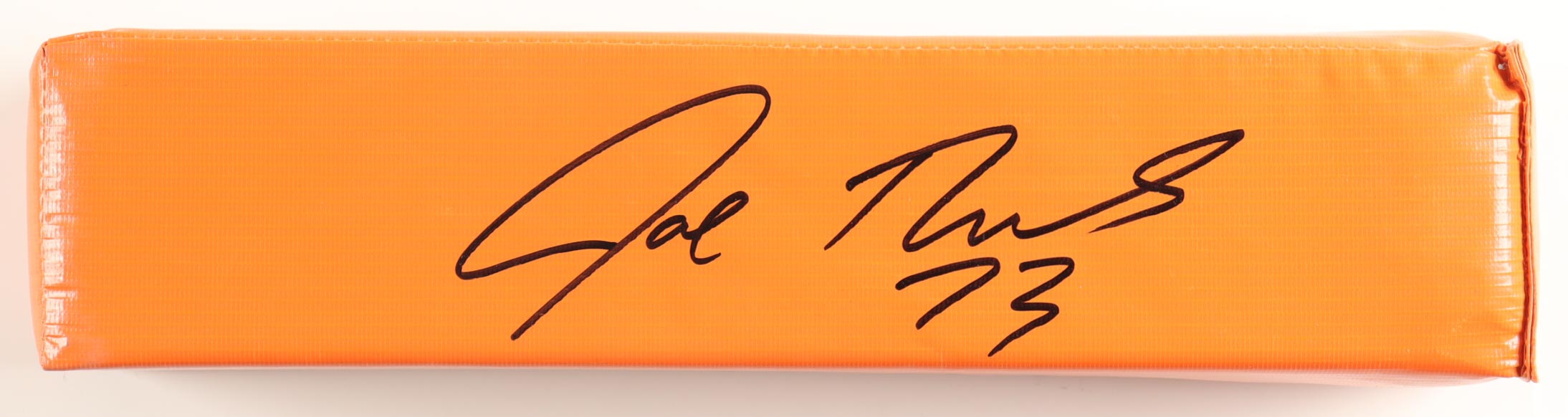 Joe Thomas Signed End Zone Pylon (Beckett) at PristineAuction.com Joe Thomas Signed End Zone Pylon (Beckett) at PristineAuction.com