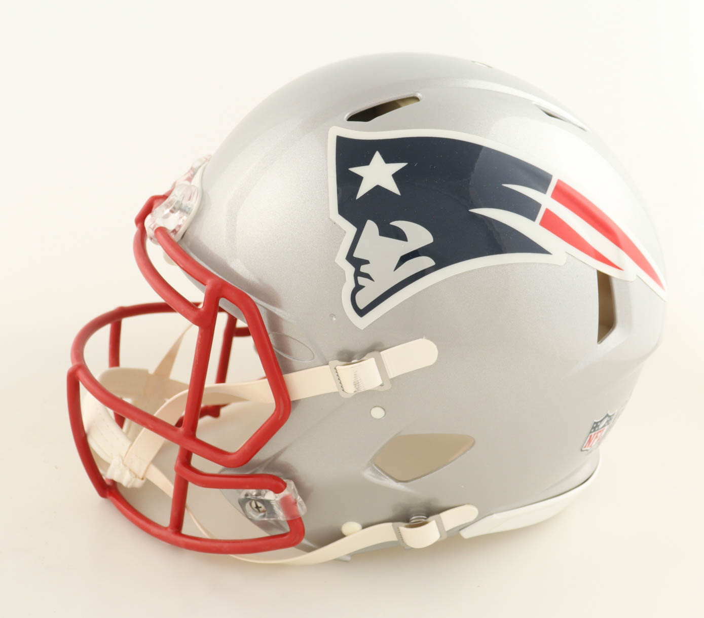 Rhamondre Stevenson Signed Patriots Full-Size Authentic On-Field Speed Helmet (JSA & NEP) at PristineAuction.com Rhamondre Stevenson Signed Patriots Full-Size Authentic On-Field Speed Helmet (JSA & NEP) at PristineAuction.com