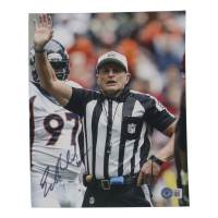 Ed Hochuli Signed 8x10 Photo (Beckett) at PristineAuction.com