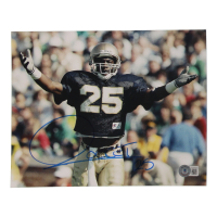 Raghib "Rocket" Ismail Signed Notre Dame Fighting Irish 8x10 Photo (Beckett) at PristineAuction.com