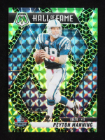 Peyton Manning 2025 Panini Mosaic Mosaic Green Spectris HOF #296 #11/13 at PristineAuction.com