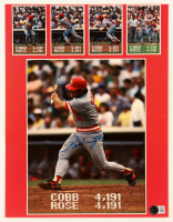 Pete Rose Signed Reds 11x14 Photo (Beckett) at PristineAuction.com