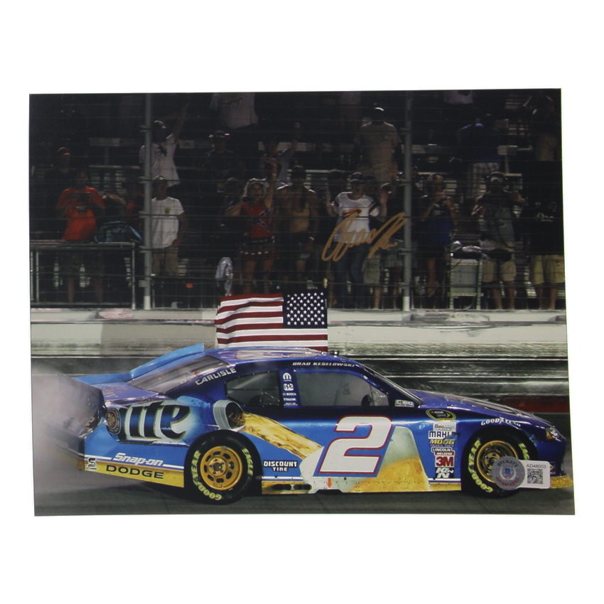 Brad Keselowski Signed NASCAR 8x10 Photo (Beckett) at PristineAuction.com Brad Keselowski Signed NASCAR 8x10 Photo (Beckett) at PristineAuction.com