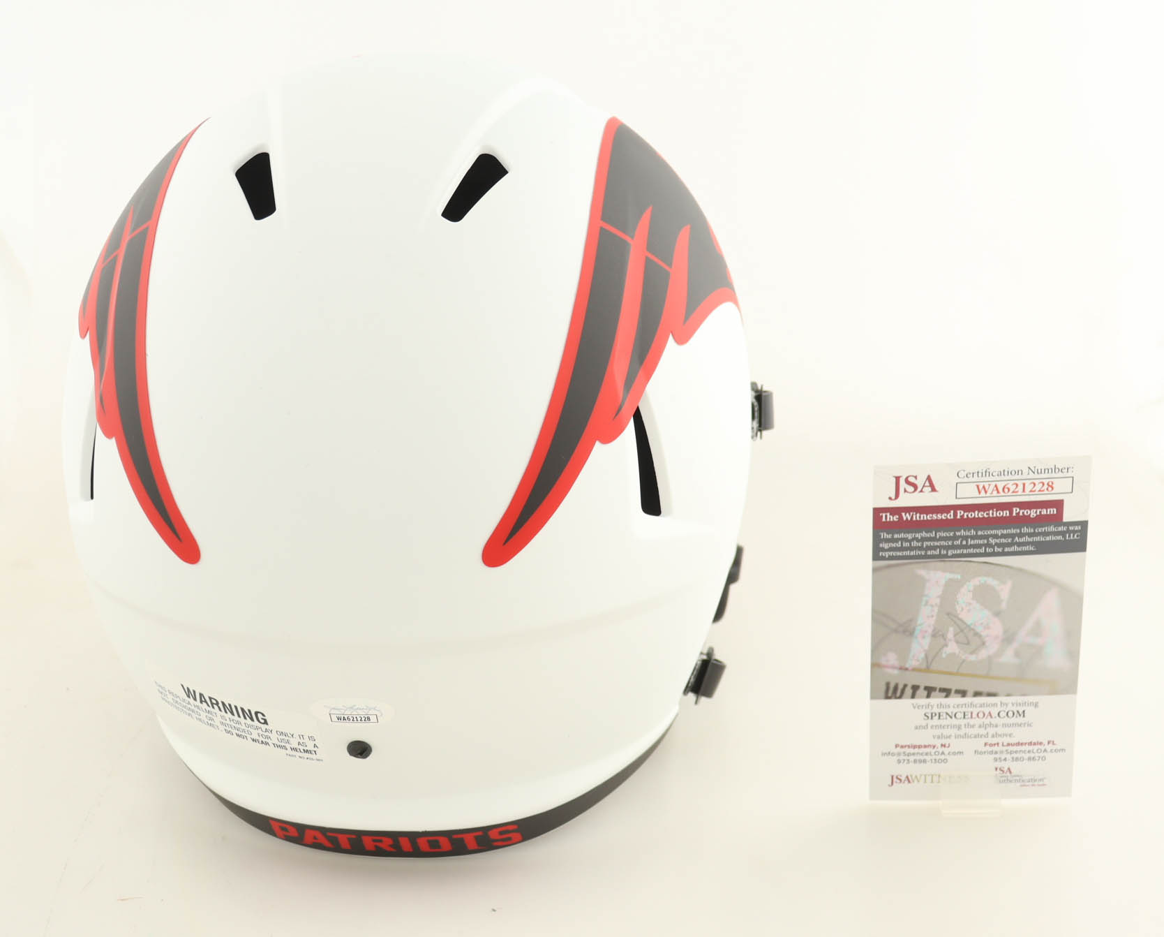 Matthew Judon Signed Patriots Full-Size Lunar Eclipse Alternate Speed Helmet (JSA) at PristineAuction.com Matthew Judon Signed Patriots Full-Size Lunar Eclipse Alternate Speed Helmet (JSA) at PristineAuction.com