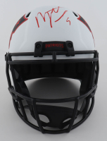 Matthew Judon Signed Patriots Full-Size Lunar Eclipse Alternate Speed Helmet (JSA) at PristineAuction.com