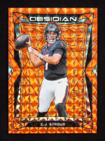 CJ Stroud 2024 Panini Obsidian International Orange Mosaic #77 #5/24 at PristineAuction.com