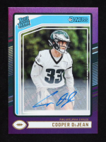 Cooper DeJean 2024 Donruss RR Autographs Purple #305 RC #147/150 at PristineAuction.com