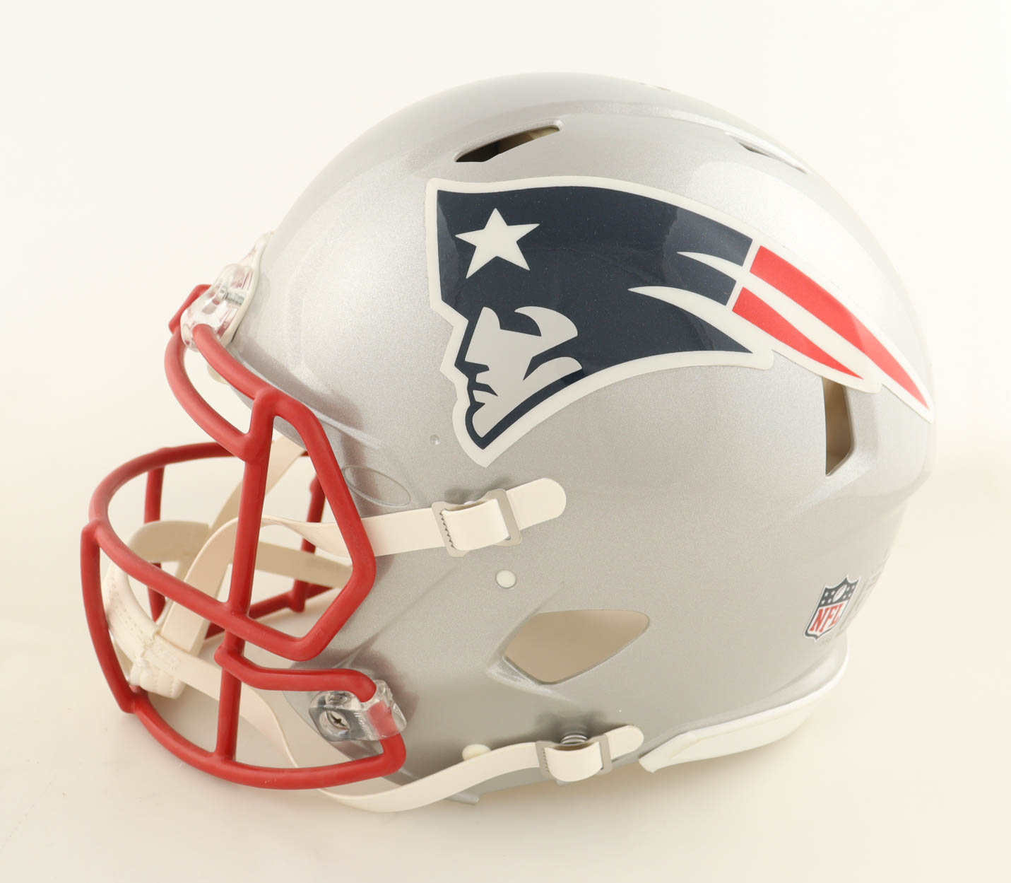 Rhamondre Stevenson Signed Patriots Full-Size Speed Helmet (JSA) at PristineAuction.com Rhamondre Stevenson Signed Patriots Full-Size Speed Helmet (JSA) at PristineAuction.com