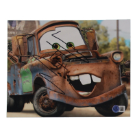 Larry the Cable Guy Signed "Cars" 8x10 Photo (Beckett) at PristineAuction.com