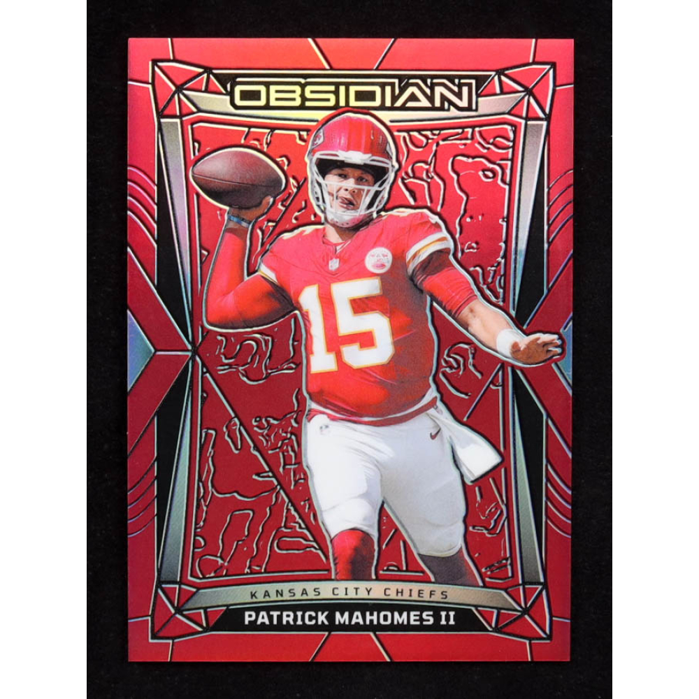 Patrick Mahomes II 2024 Panini Obsidian Red #93 #28/49 | Pristine Auction