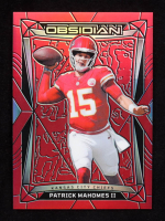 Patrick Mahomes II 2024 Panini Obsidian Red #93 #28/49 at PristineAuction.com